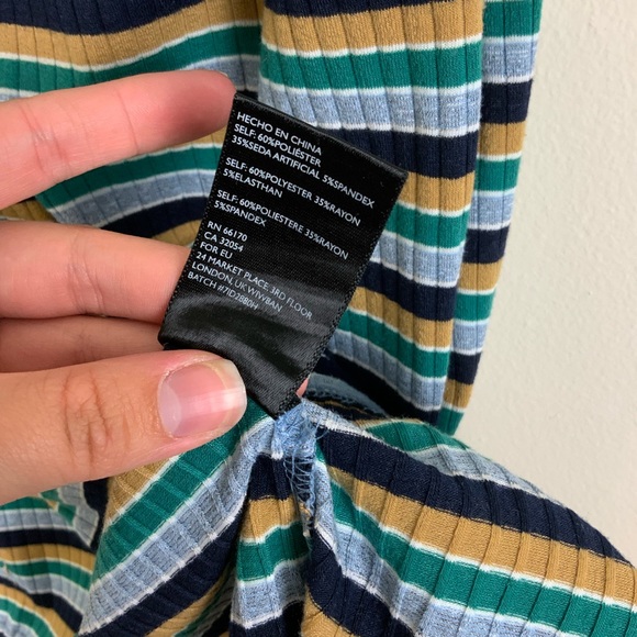 Urban Outfitters Maddie Tie-Strap Striped Dress - Picture 7 of 8